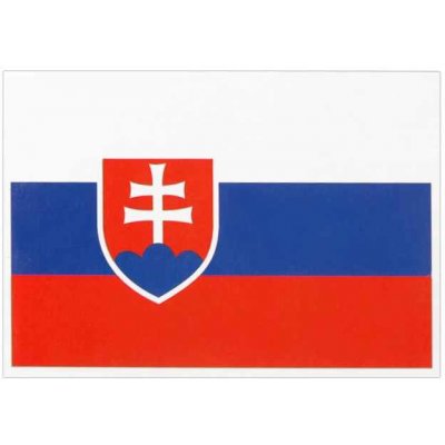 Nálepka slovenská vlajka 9x6,5cm – Hledejceny.cz
