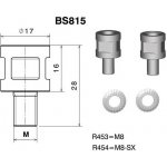 Závitová redukce BS815B pro zpětná zrcátka RIZOMA pro vybrané modely DUCATI, černá (1sada) | Zboží Auto