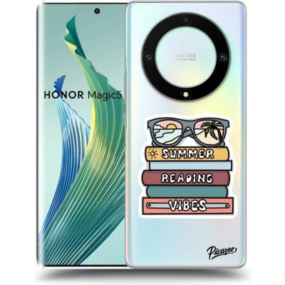 Pouzdro Picasee silikonové Honor Magic5 Lite 5G - Summer reading vibes černé – Hledejceny.cz