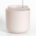 Plastia Samozavlažovací květináč Tolita béžová pr. 19 cm – Zboží Dáma
