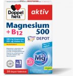 Doppel herz aktiv Magnesium 500 + B12 depot 30 tablet – Hledejceny.cz