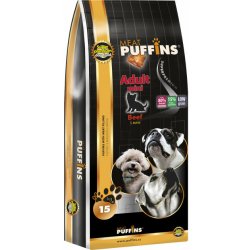 Puffins Dog Adult Mini Beef 15 kg