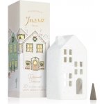 Paddywax Ceramic Village Teakwood Tobacco kadidlo 20 ks + White House Incense Holder – Hledejceny.cz