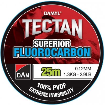 DAM Damyl Tectan Superior Fluorocarbon 25 m 0,14 mm 1,8 kg – Hledejceny.cz