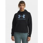 Under Armour RIVAL FLEECE SHIMMER dámská mikina černá – Zboží Mobilmania
