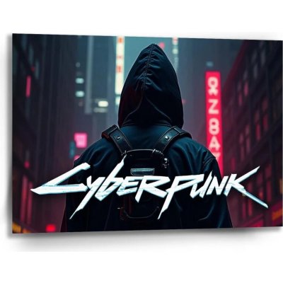 Sablio Obraz Cyberpunk 2077 Pohled do města - 90x60 cm – Hledejceny.cz