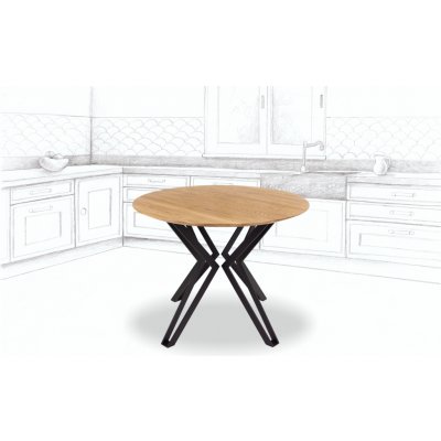 Wooded Jídelní stůl Atlanta z masivu DUB – Zboží Dáma