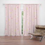 Sablio Závěs Hvězdy a puntíky : 2ks 140x250cm – Hledejceny.cz