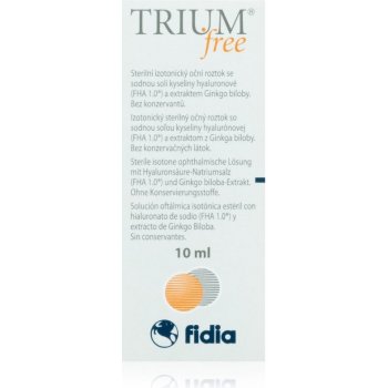 Trium free oční kapky 10 ml