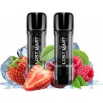 Lost Mary Glayce Pod Strawberry Raspberry Cherry ICE 2 x 2 ml 20mg – Zboží Dáma