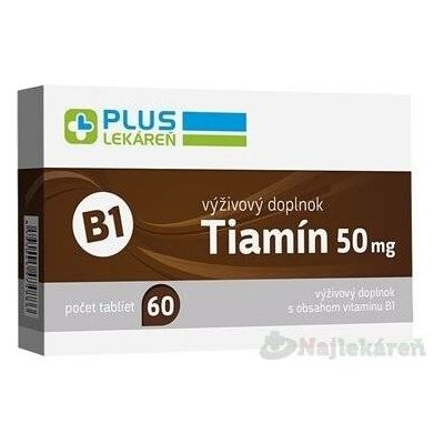 Plus Lékárna Thiamin 50 mg Vitamín B1 60 tablet – Hledejceny.cz