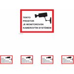 Walteco Tento prostor je monitorován 297x210mm, formát A4, plastová tabulka Množství: 5 ks , 20050BP1 – Zboží Dáma
