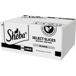 Sheba Selection Select Slices s kachním kuřecím drůbežím kachním a krůtím v kouscích omáčky 120 x 85 g – Zbozi.Blesk.cz