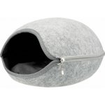 Trixie Luna Plstěná jeskyně se zipem světle šedá 40 x 24 x 46 cm – Hledejceny.cz
