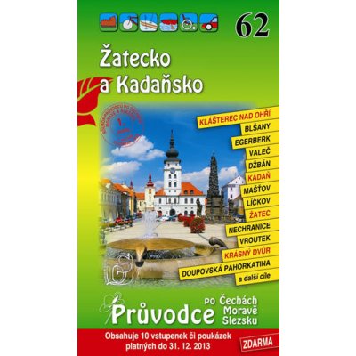 Žatecko a Kadaňsko 62. - Průvodce po Č,M,S + volné vstupenky a poukázky – Zboží Mobilmania