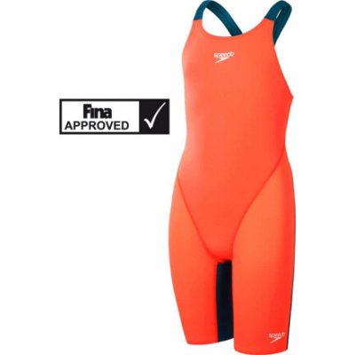 Speedo Závodní plavky kombinéza Fastskin Endurance+ Max oranžové – Zboží Dáma