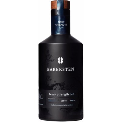 Bareksten Navy Strength Gin 58% 0,7 l (holá láhev) – Sleviste.cz