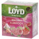 Loyd ovocný čaj aromatizovaný maliny a jahoda 20 x 2 g