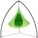 Kondela KLORIN NEW KLASIK CACOON HAMMOCK zelená – Zboží Mobilmania