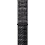 Apple Watch 41mm černo-sněhobílý provlékací sportovní řemínek Nike MPHW3ZM/A – Zboží Mobilmania