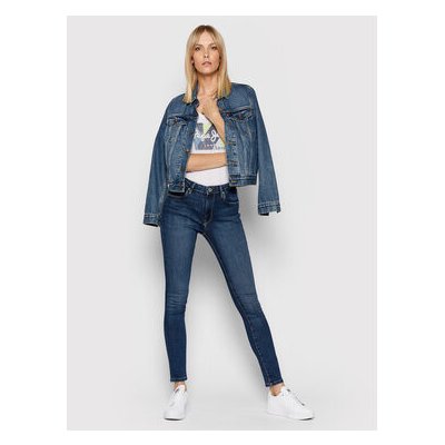 Pepe Jeans Jeansy Regent PL204171 Tmavomodrá Skinny Fit – Zboží Mobilmania