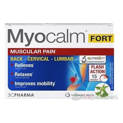 Myocalm FORT 15 tablet – Hledejceny.cz