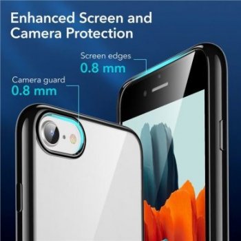 Pouzdro ESR iPhone 7 / 8 / SE 2020/2022 Crown černé
