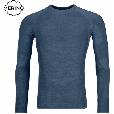 Ortovox pánské tričko 230 Competition Long Sleeve men's Petrol Blue – Zboží Dáma