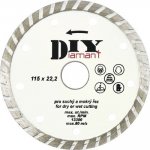 DIY DIYT115 Diamantový řezný kotouč DIY TURBO – Zboží Mobilmania