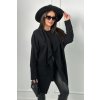 Dámský svetr a pulovr Fashionweek Bavlněná přehozka stylový lehký kabát s kapsami K9587