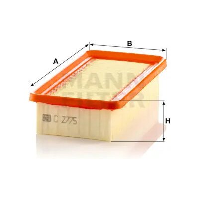 MANN FILTER Vzduchový filtr C 2775 – Hledejceny.cz