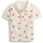 GAP Baby polo tričko Pique Bílá – Zboží Dáma