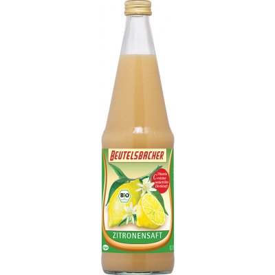 Beutelsbacher bio citrónová šťáva 700 ml – Zboží Mobilmania