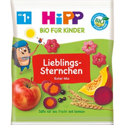 HiPP BIO jablko mrkev dýně a řepa obilné křupky 30 g – Sleviste.cz