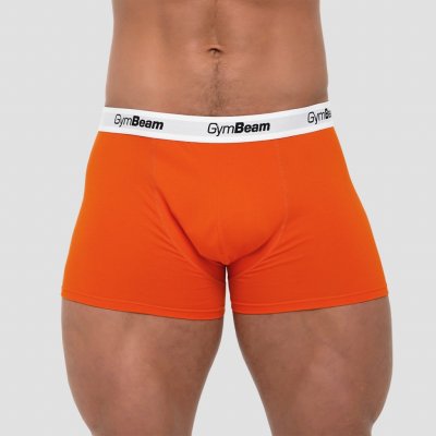 GymBeam Pánske boxerky Essentials 3 Pack Orange – Zboží Mobilmania