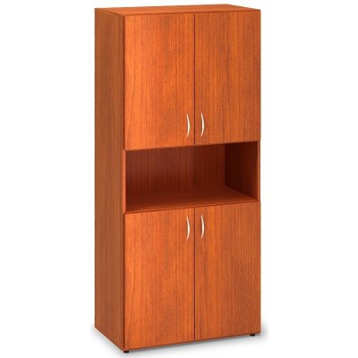 Pro Office Kancelářská skříň 80x47x178 cm 2M/2M dveře Třešeň – Zboží Dáma