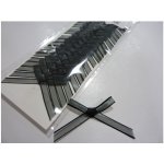 Svatební mašličky 20 ks - černé šifonové – Zbozi.Blesk.cz