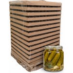 Zavarovacisklo.cz Zavařovací sklenice GURKEN čirá TO 82 PALETA 2873ks x 425ml – Hledejceny.cz