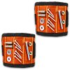 Klasické šroubováky Profi Tools Magnetický náramek pro kutily, 32 x 9 cm, oranžový sada 2 ks