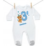 Boodyy Overal 3 roky s Medvídkem a jménem dítěte Chlapec – Zboží Dáma