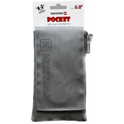 Pouzdro SWISSTEN POCKET 6,8" ŠEDÉ – Zboží Mobilmania