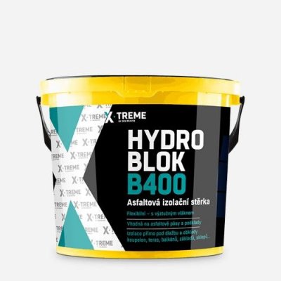 Asfaltová izolační stěrka HYDRO BLOK B400, kbelík 5 kg, černá – Zboží Mobilmania
