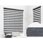 Zebra-shop Den a noc Maxi Premium Grafit melír BH 70 200x120 cm bílá vpravo – Sleviste.cz