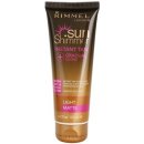 Rimmel Sun Shimmer Instant Tan + Gradual Glow Smývatelný samoopalovací gel s trvalým opalujícím účinkem 125 ml Light Matte