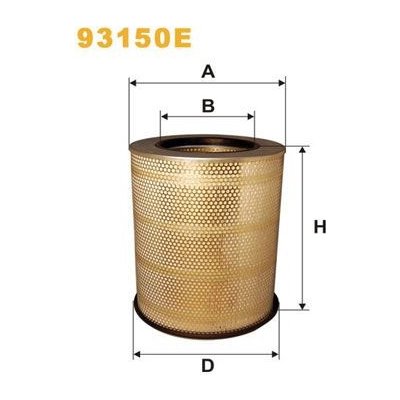 Vzduchový filtr WIX FILTERS 93150E – Hledejceny.cz