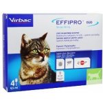 Effipro DUO Spot-on Cat 1-6 kg 50 / 60 mg 4 x 0,5 ml – Sleviste.cz