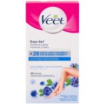 Veet Easy-Gel Obličej depilační voskové pásky pro citlivou pokožku 40 ks – Zboží Dáma