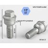 Autokolový šroub a matice Šroub na kola M14x1,5x30 koule R14 pohyblivá, klíč 17