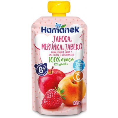 Hamánek Jahoda meruňka jablko 100 g – Sleviste.cz