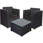 Melfin Sedací souprava FELIX černá – Zboží Dáma